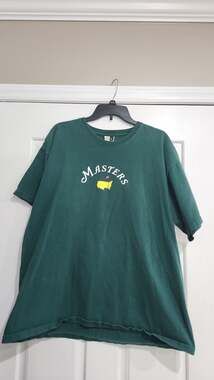 Masters Tournament Augusta National Golf Club Hunter Green Logo T-Shirt